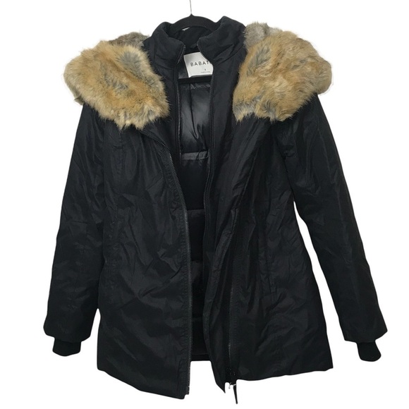 Babaton Black Harrison Goose Down Parka Coat Aritzia - Picture 5 of 16
